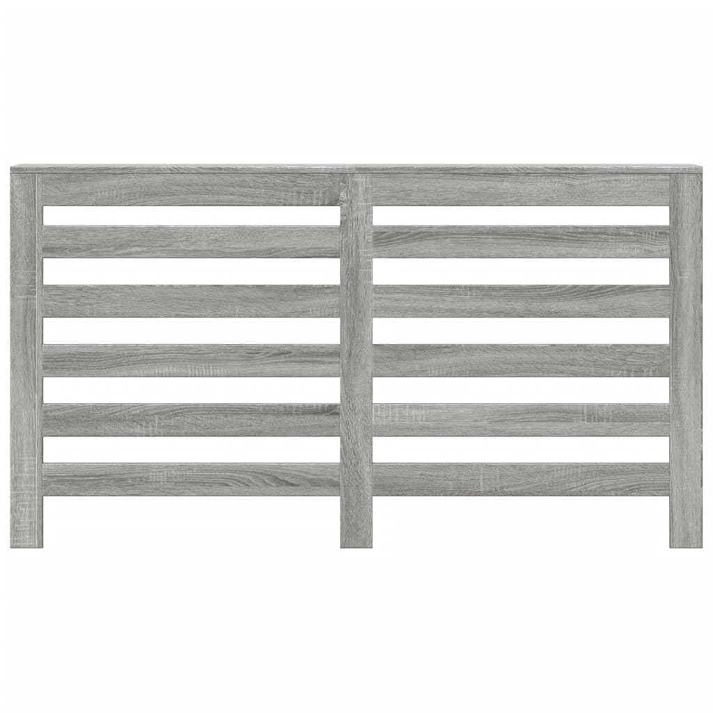 Radiatorombouw 149x20x82 cm bewerkt hout grijs sonoma eiken is nu te koop bij PeponiXL, paradijselijk wonen!