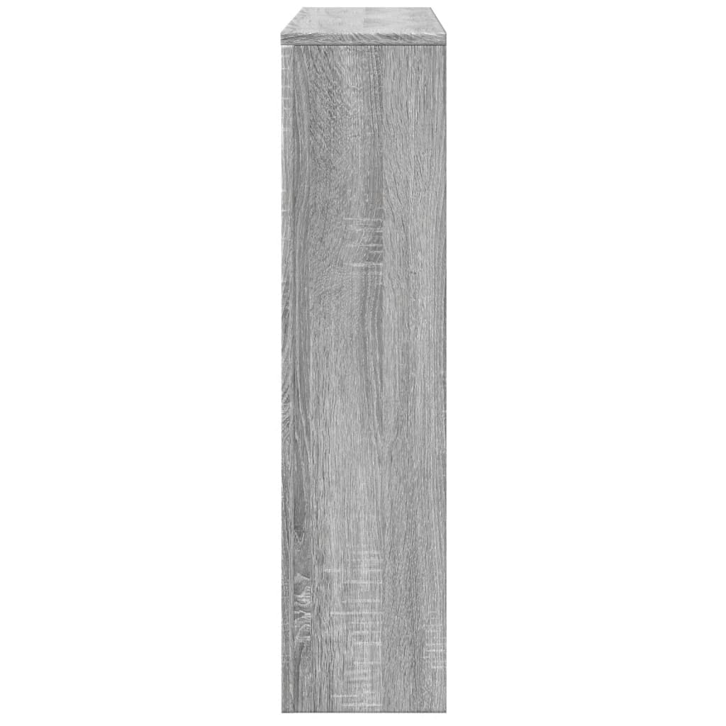 Radiatorombouw 149x20x82 cm bewerkt hout grijs sonoma eiken is nu te koop bij PeponiXL, paradijselijk wonen!