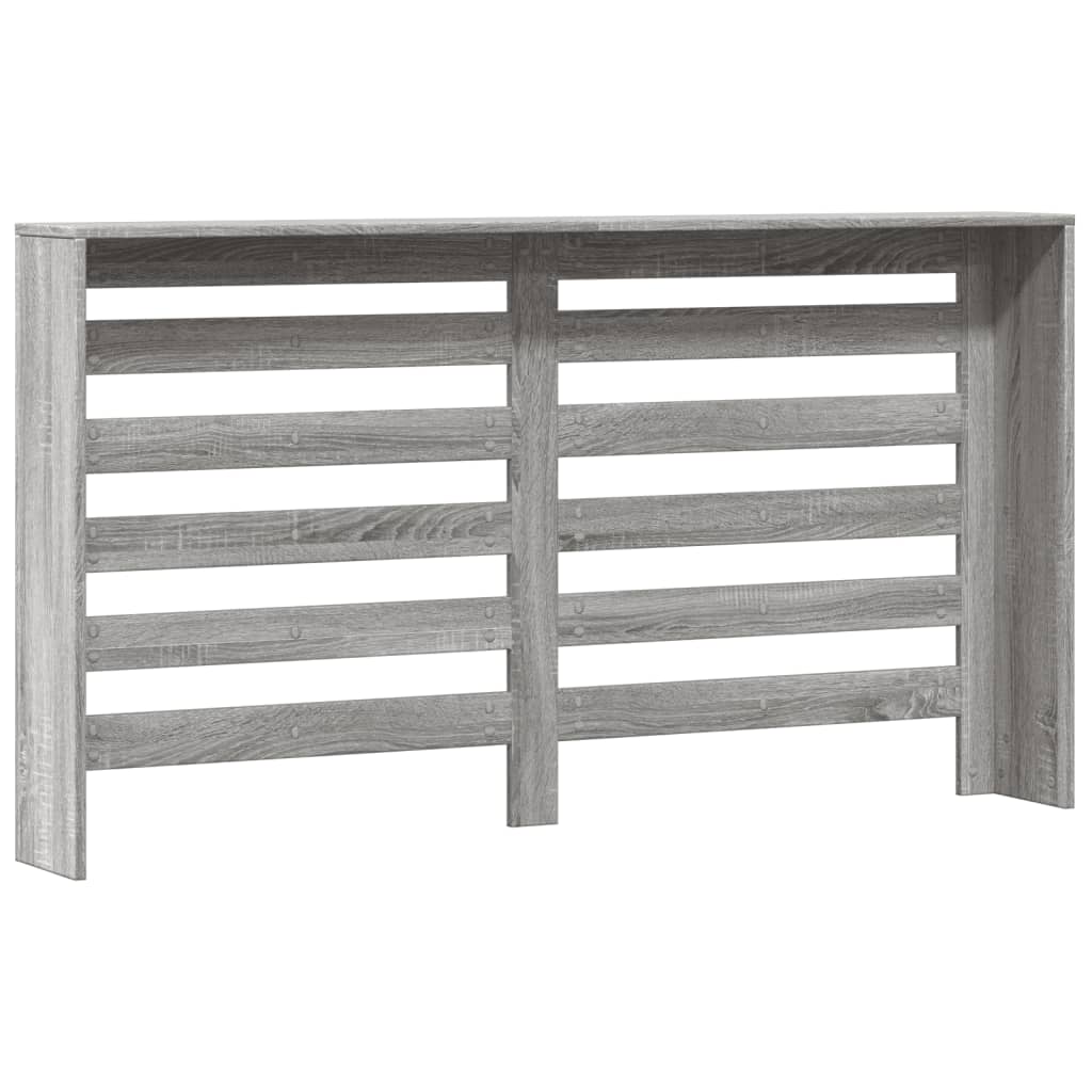 Radiatorombouw 149x20x82 cm bewerkt hout grijs sonoma eiken is nu te koop bij PeponiXL, paradijselijk wonen!