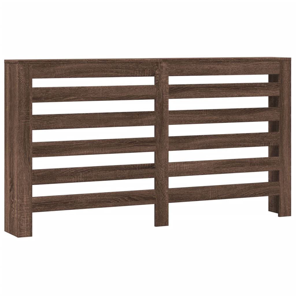 Radiatorombouw 149x20x82 cm bewerkt hout bruin eikenkleurig is nu te koop bij PeponiXL, paradijselijk wonen!