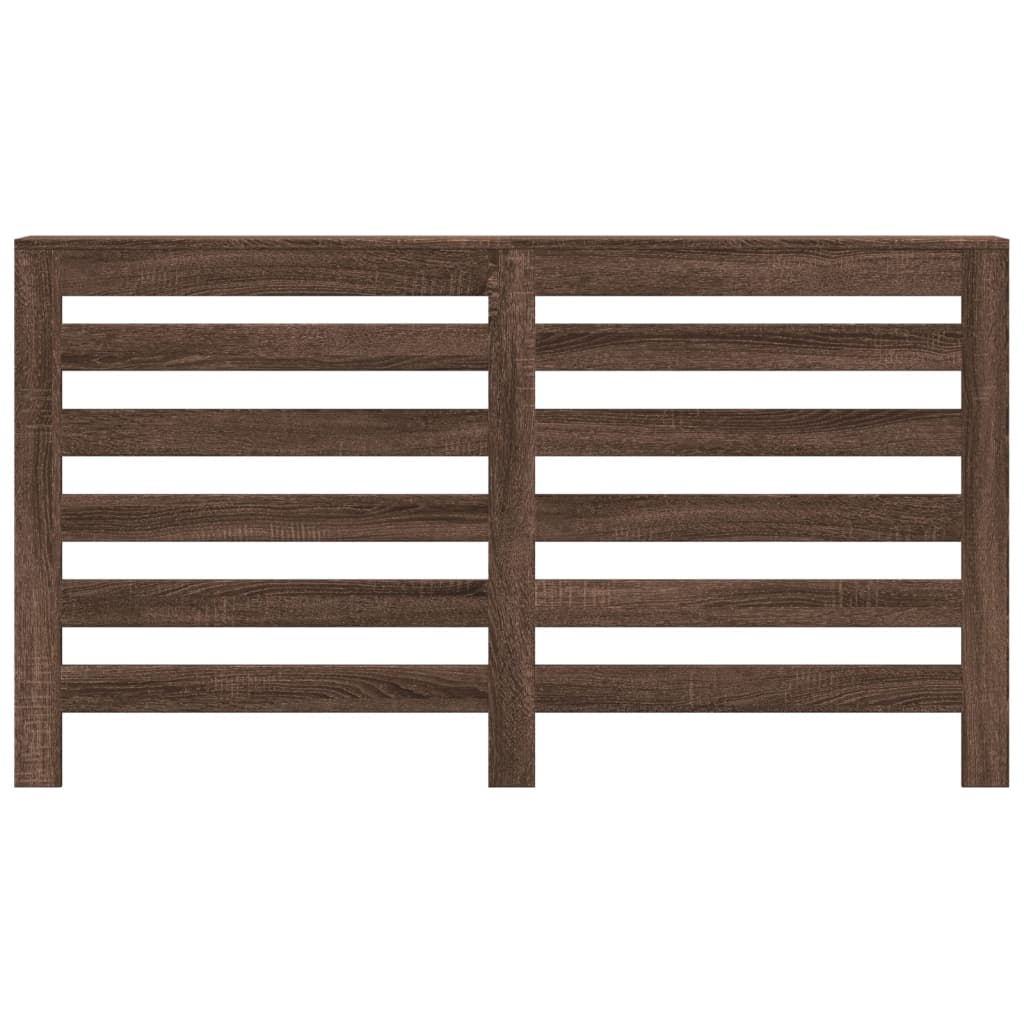 Radiatorombouw 149x20x82 cm bewerkt hout bruin eikenkleurig is nu te koop bij PeponiXL, paradijselijk wonen!