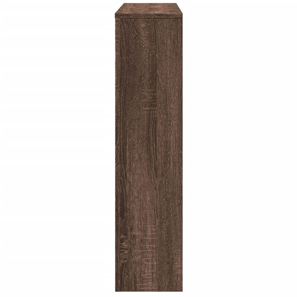 Radiatorombouw 149x20x82 cm bewerkt hout bruin eikenkleurig is nu te koop bij PeponiXL, paradijselijk wonen!