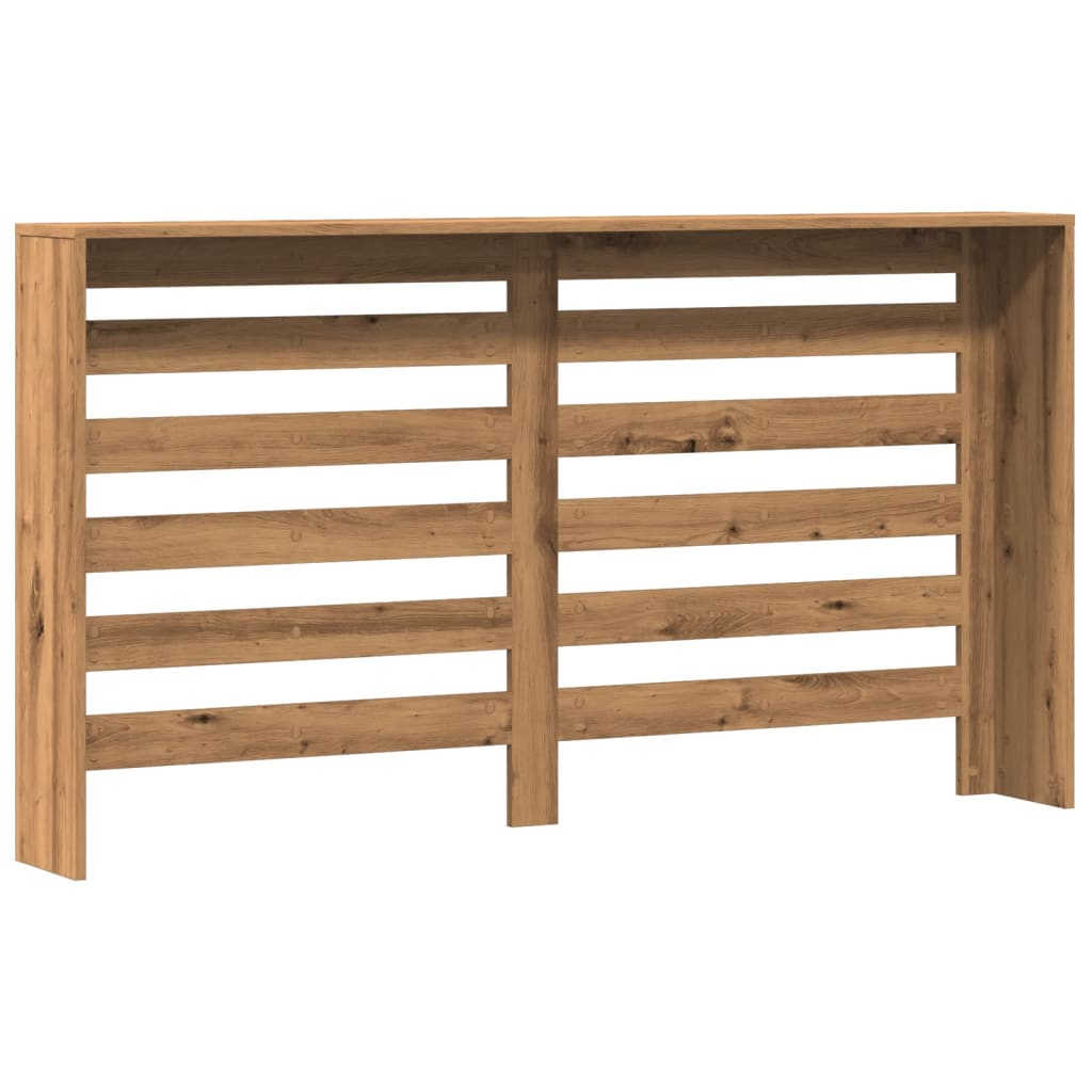 Radiatorombouw 149x20x82 cm bewerkt hout artisanaal eikenkleur is nu te koop bij PeponiXL, paradijselijk wonen!