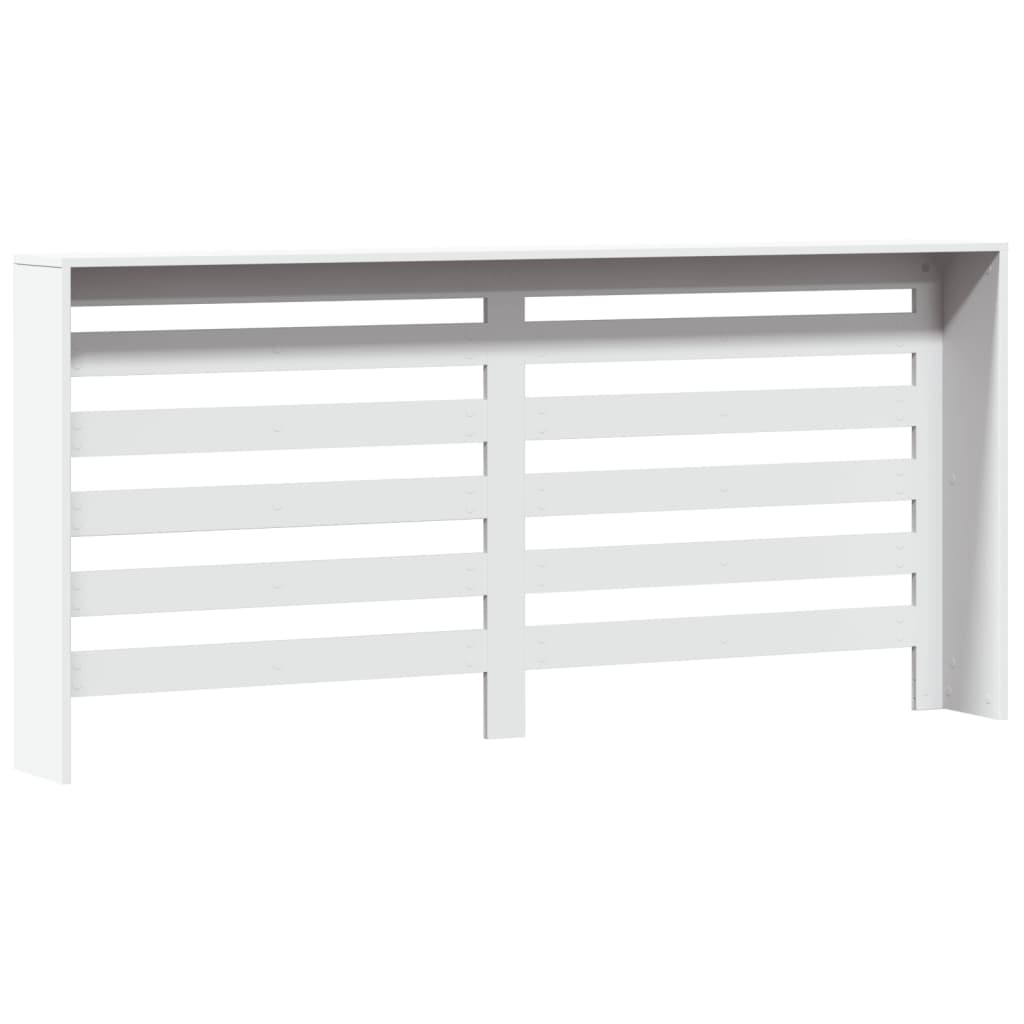 Radiatorombouw 175x20x82 cm bewerkt hout wit is nu te koop bij PeponiXL, paradijselijk wonen!