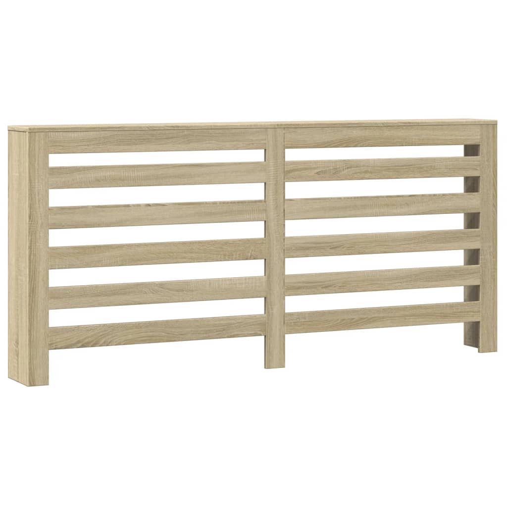 Radiatorombouw 175x20x82 cm bewerkt hout sonoma eikenkleurig is nu te koop bij PeponiXL, paradijselijk wonen!