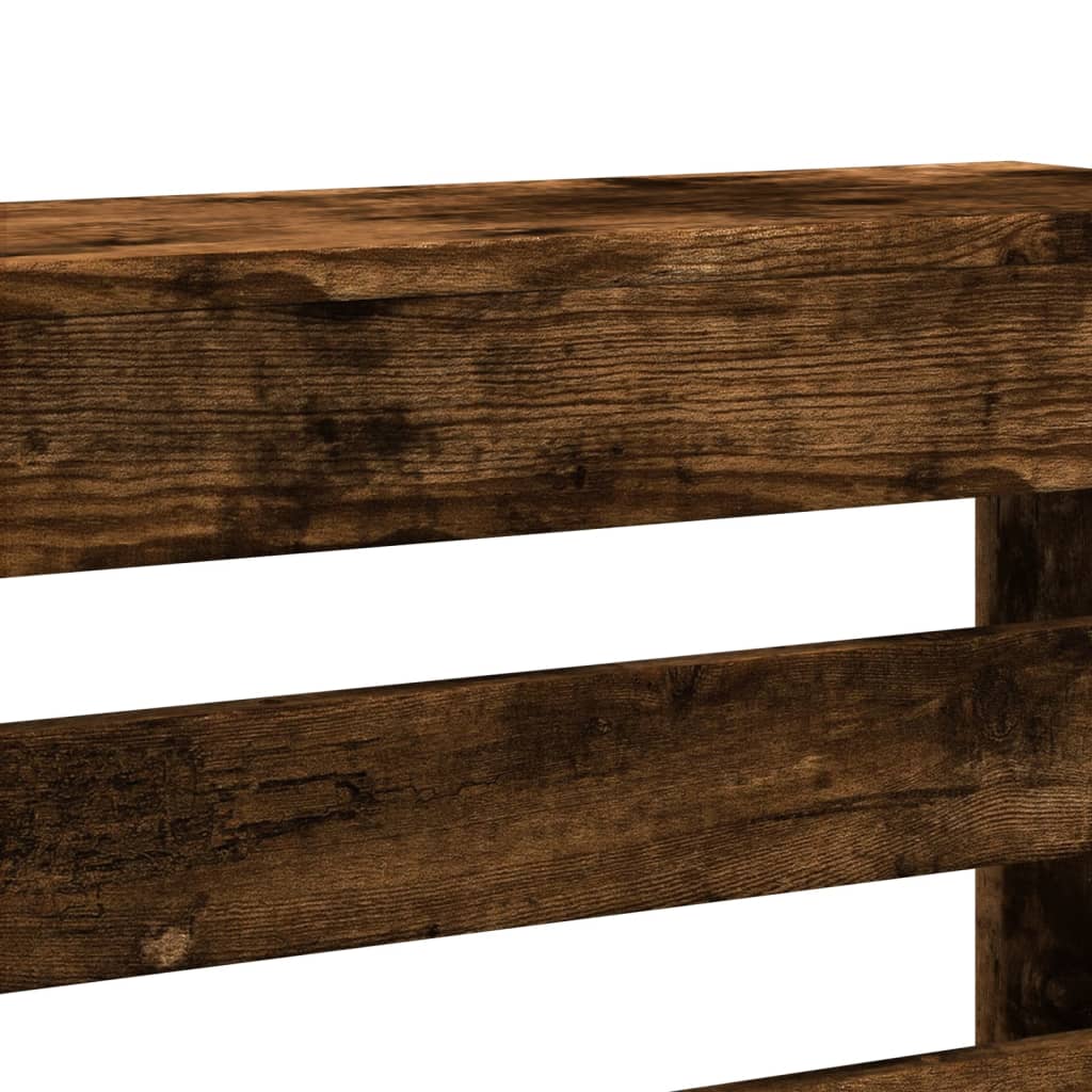 Radiatorombouw 175x20x82 cm bewerkt hout gerookt eikenkleurig is nu te koop bij PeponiXL, paradijselijk wonen!