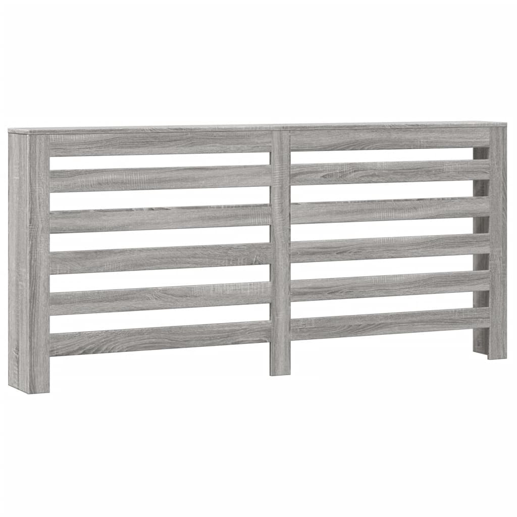 Radiatorombouw 175x20x82 cm bewerkt hout grijs sonoma eiken is nu te koop bij PeponiXL, paradijselijk wonen!