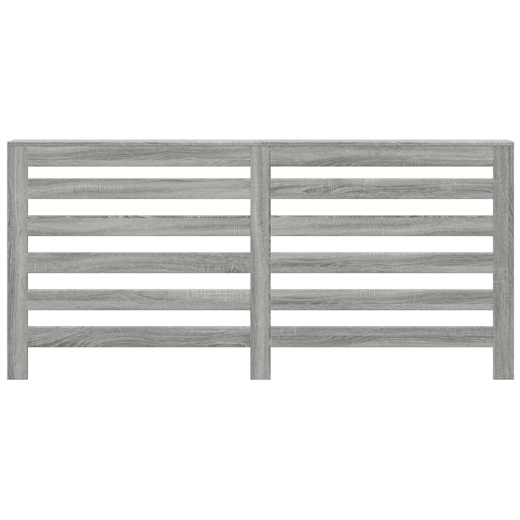 Radiatorombouw 175x20x82 cm bewerkt hout grijs sonoma eiken is nu te koop bij PeponiXL, paradijselijk wonen!