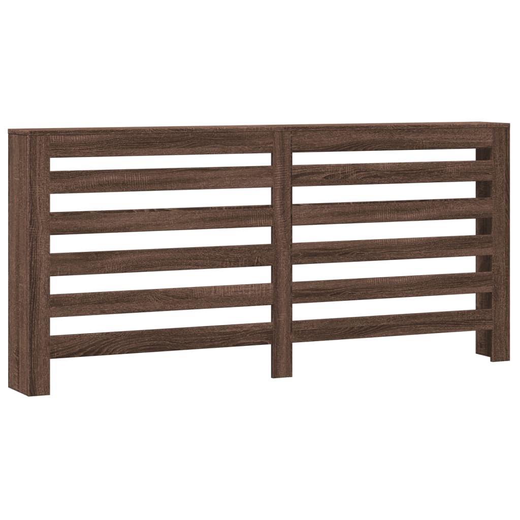 Radiatorombouw 175x20x82 cm bewerkt hout bruin eikenkleurig is nu te koop bij PeponiXL, paradijselijk wonen!