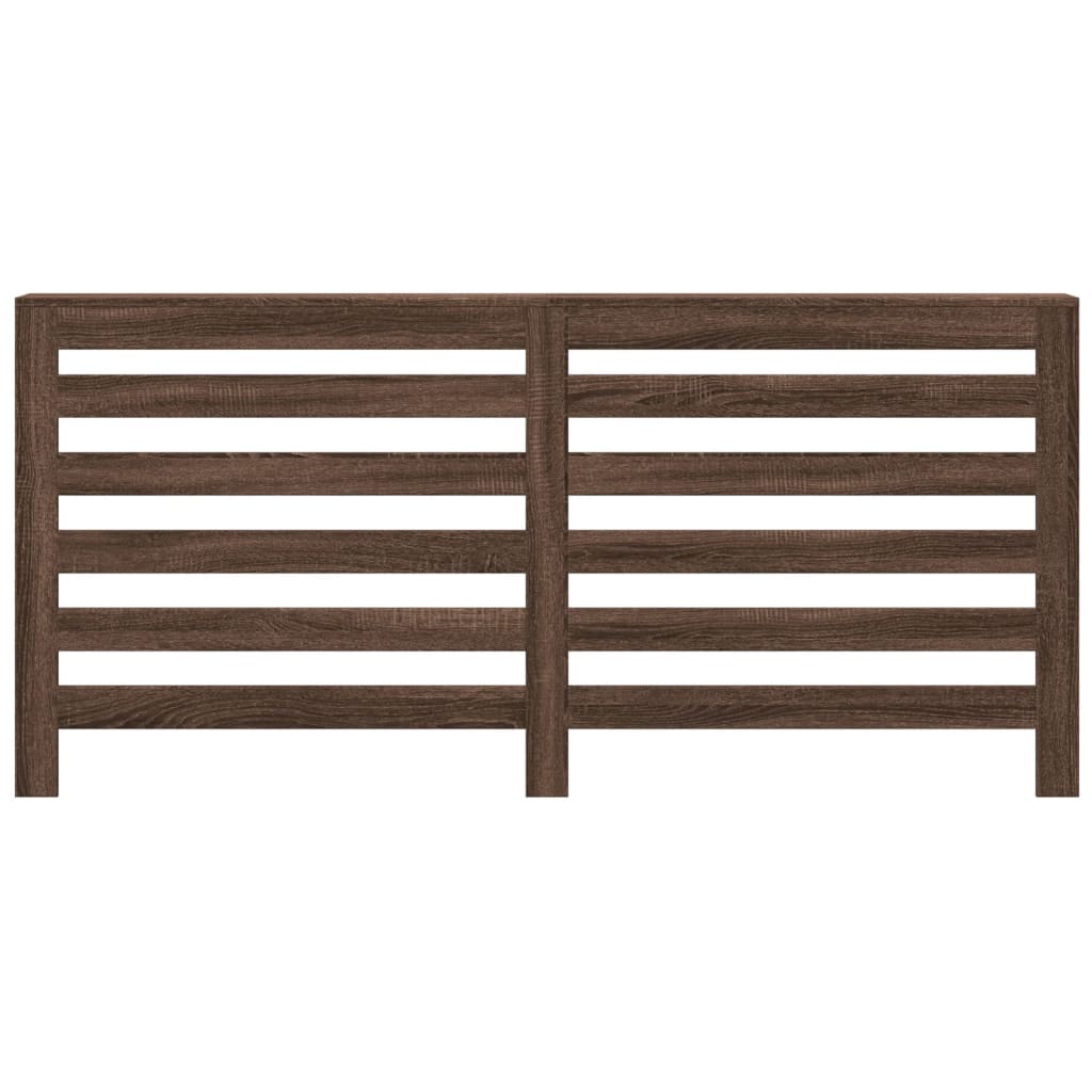 Radiatorombouw 175x20x82 cm bewerkt hout bruin eikenkleurig is nu te koop bij PeponiXL, paradijselijk wonen!
