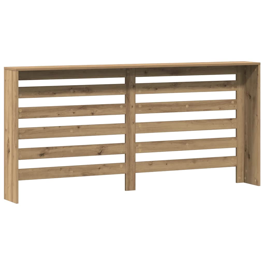 Radiatorombouw 175x20x82 cm bewerkt hout artisanaal eikenkleur is nu te koop bij PeponiXL, paradijselijk wonen!