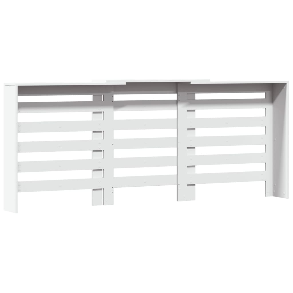 Radiatorombouw 205x21,5x83,5 cm bewerkt hout wit is nu te koop bij PeponiXL, paradijselijk wonen!