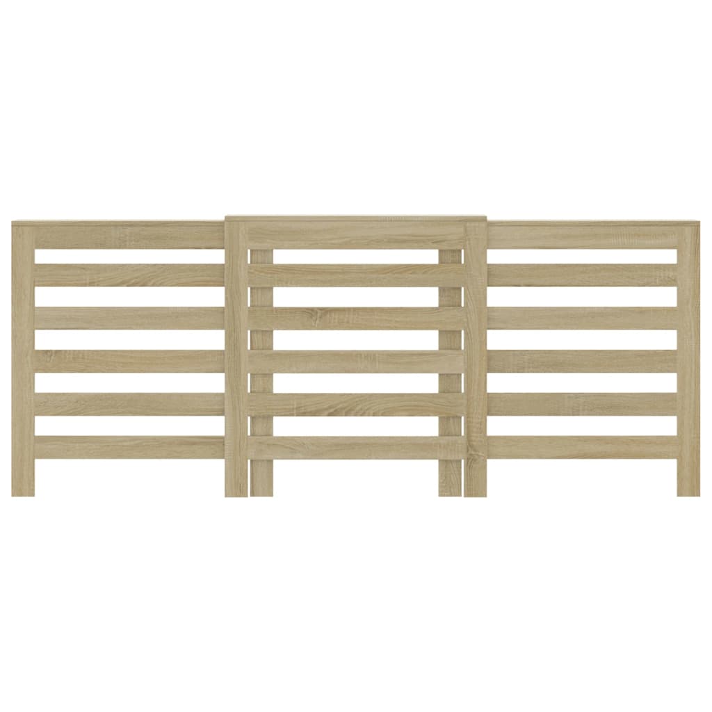 Radiatorombouw 205x21,5x83,5 cm bewerkt hout sonoma eikenkleur is nu te koop bij PeponiXL, paradijselijk wonen!