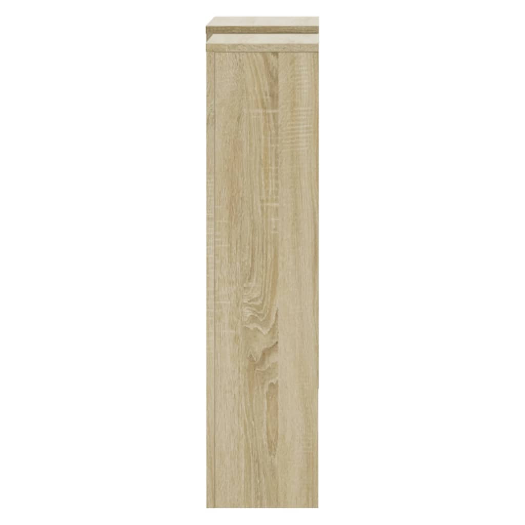 Radiatorombouw 205x21,5x83,5 cm bewerkt hout sonoma eikenkleur is nu te koop bij PeponiXL, paradijselijk wonen!