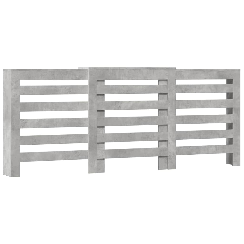 Radiatorombouw 205x21,5x83,5 cm bewerkt hout betongrijs is nu te koop bij PeponiXL, paradijselijk wonen!