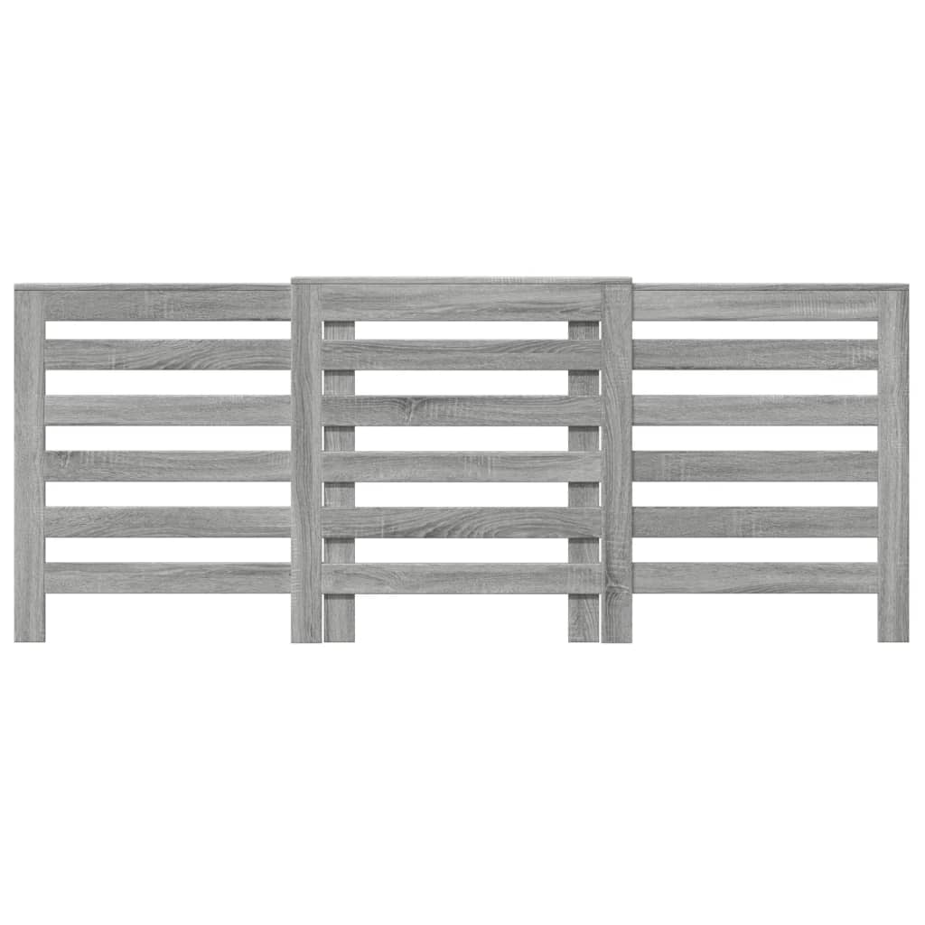 Radiatorombouw 205x21,5x83,5 cm bewerkt hout grijs sonoma eiken is nu te koop bij PeponiXL, paradijselijk wonen!