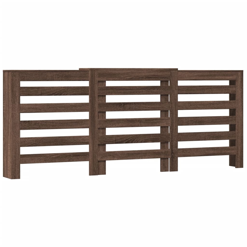 Radiatorombouw 205x21,5x83,5 cm bewerkt hout bruin eikenkleurig is nu te koop bij PeponiXL, paradijselijk wonen!
