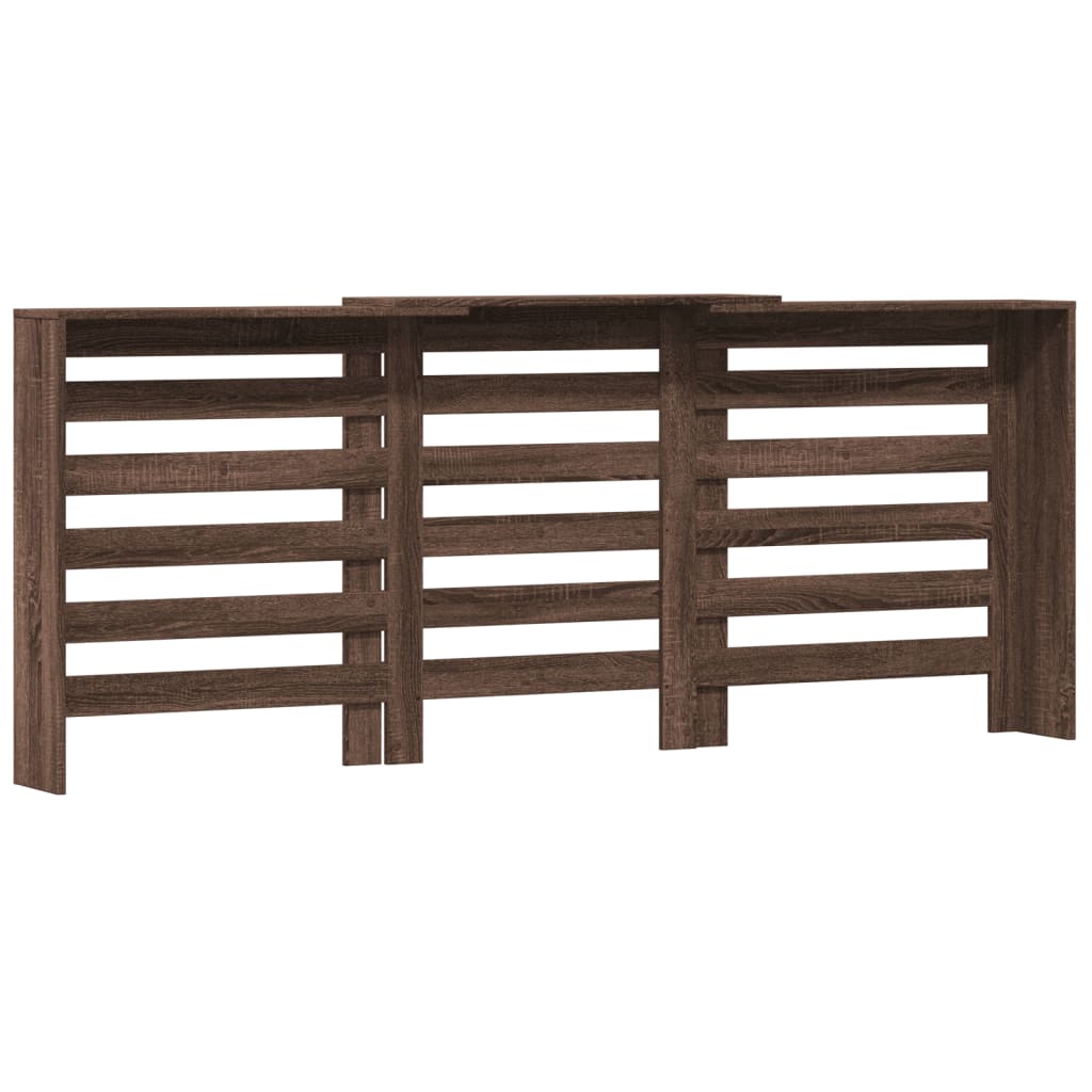 Radiatorombouw 205x21,5x83,5 cm bewerkt hout bruin eikenkleurig is nu te koop bij PeponiXL, paradijselijk wonen!
