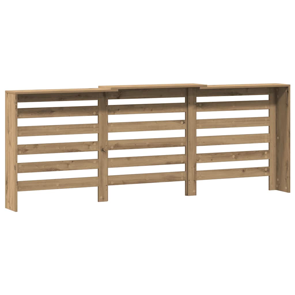 Radiatorombouw 205x21,5x83,5 cm bewerkt hout artisanaal eiken is nu te koop bij PeponiXL, paradijselijk wonen!