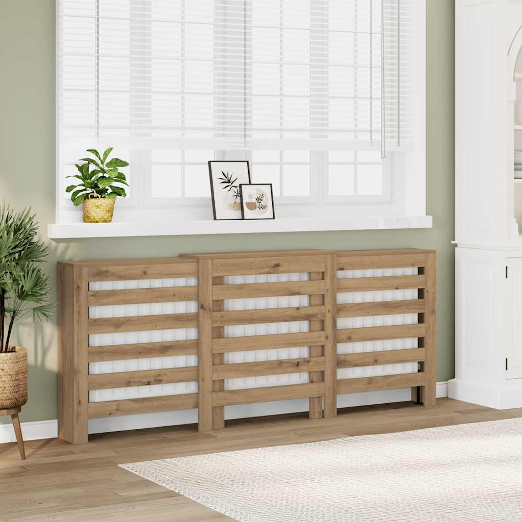 Radiatorombouw 205x21,5x83,5 cm bewerkt hout artisanaal eiken is nu te koop bij PeponiXL, paradijselijk wonen!
