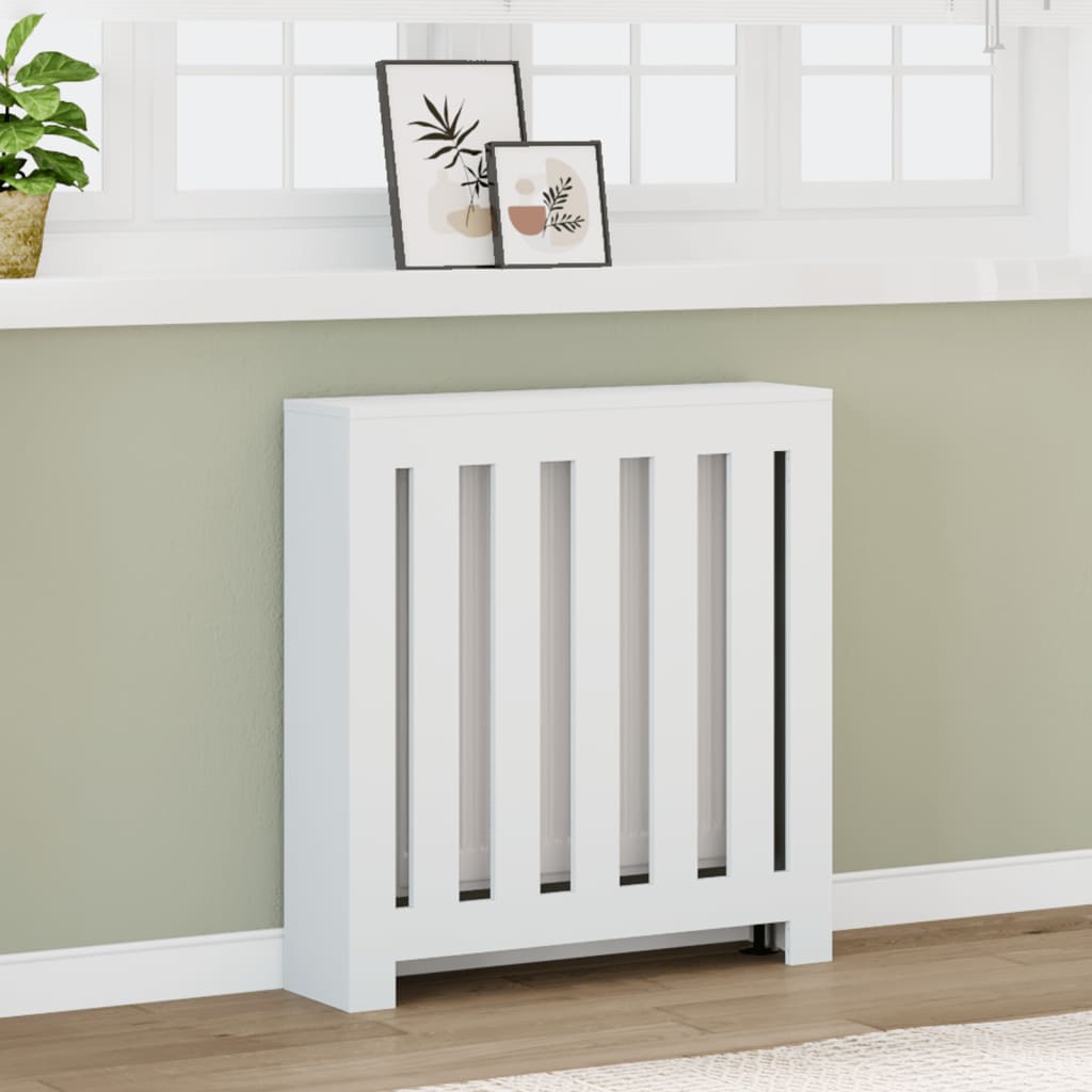 Radiatorombouw 78x20x82 cm bewerkt hout wit is nu te koop bij PeponiXL, paradijselijk wonen!