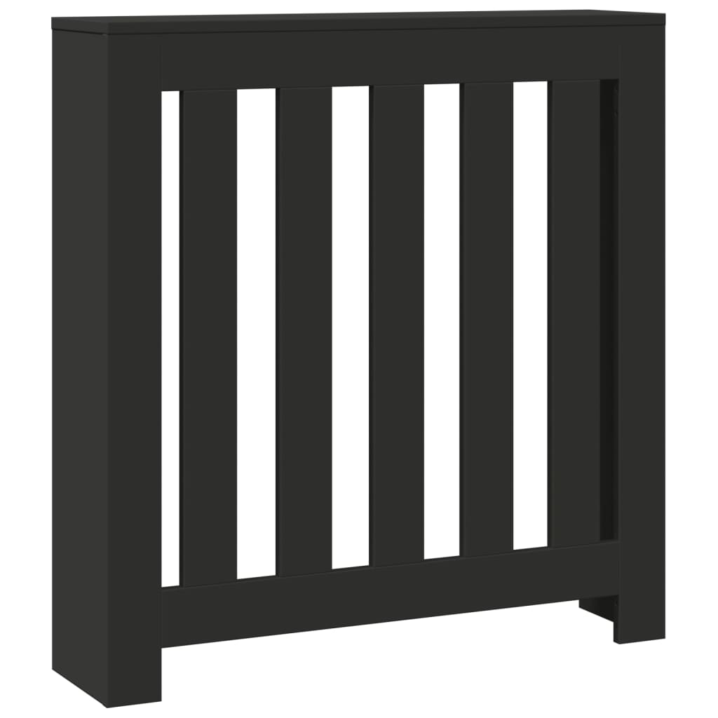 Radiatorombouw 78x20x82 cm bewerkt hout zwart is nu te koop bij PeponiXL, paradijselijk wonen!