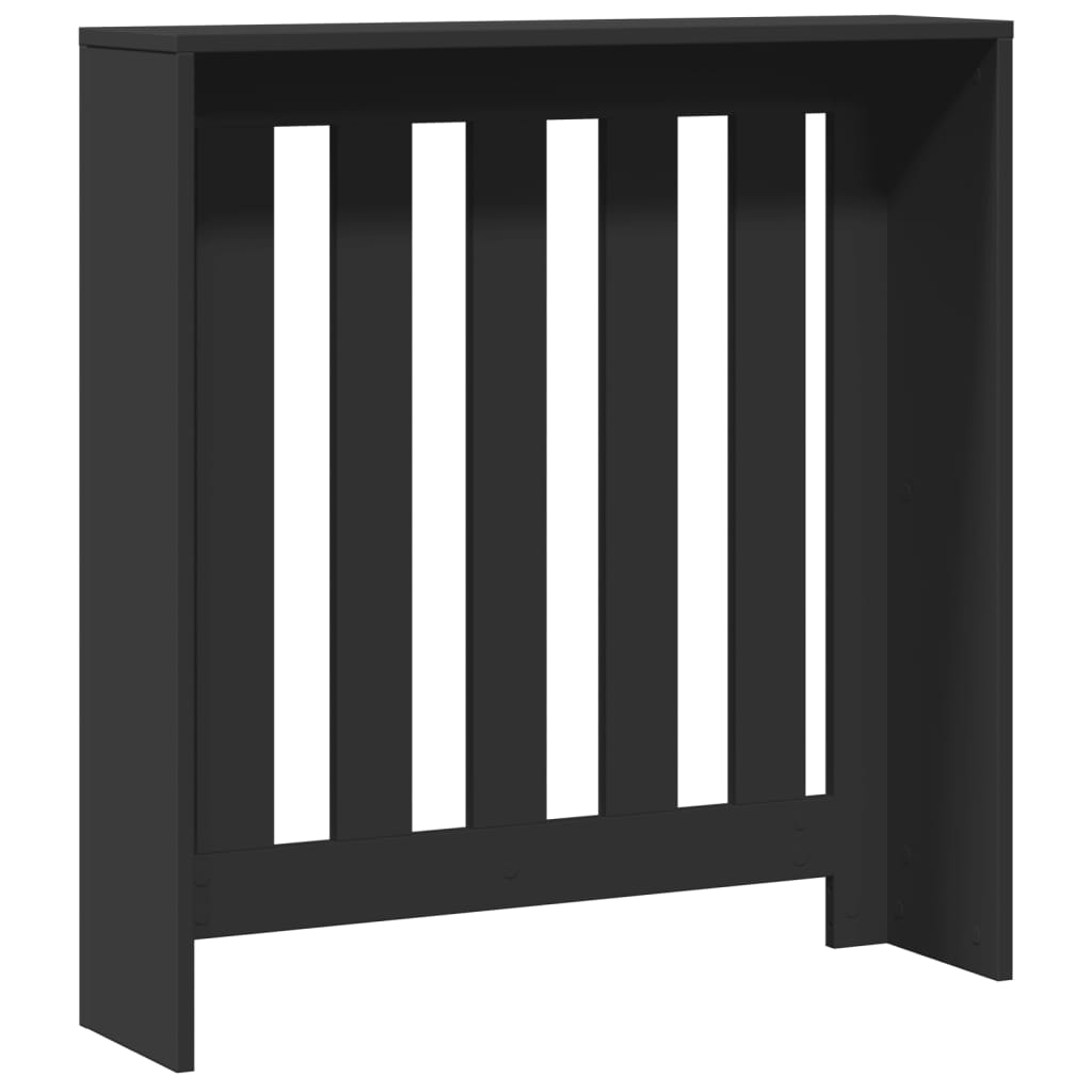 Radiatorombouw 78x20x82 cm bewerkt hout zwart is nu te koop bij PeponiXL, paradijselijk wonen!