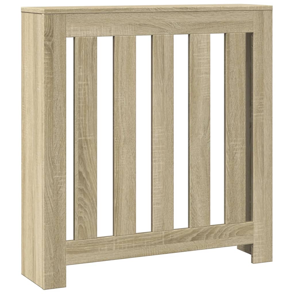 Radiatorombouw 78x20x82 cm bewerkt hout sonoma eikenkleurig is nu te koop bij PeponiXL, paradijselijk wonen!