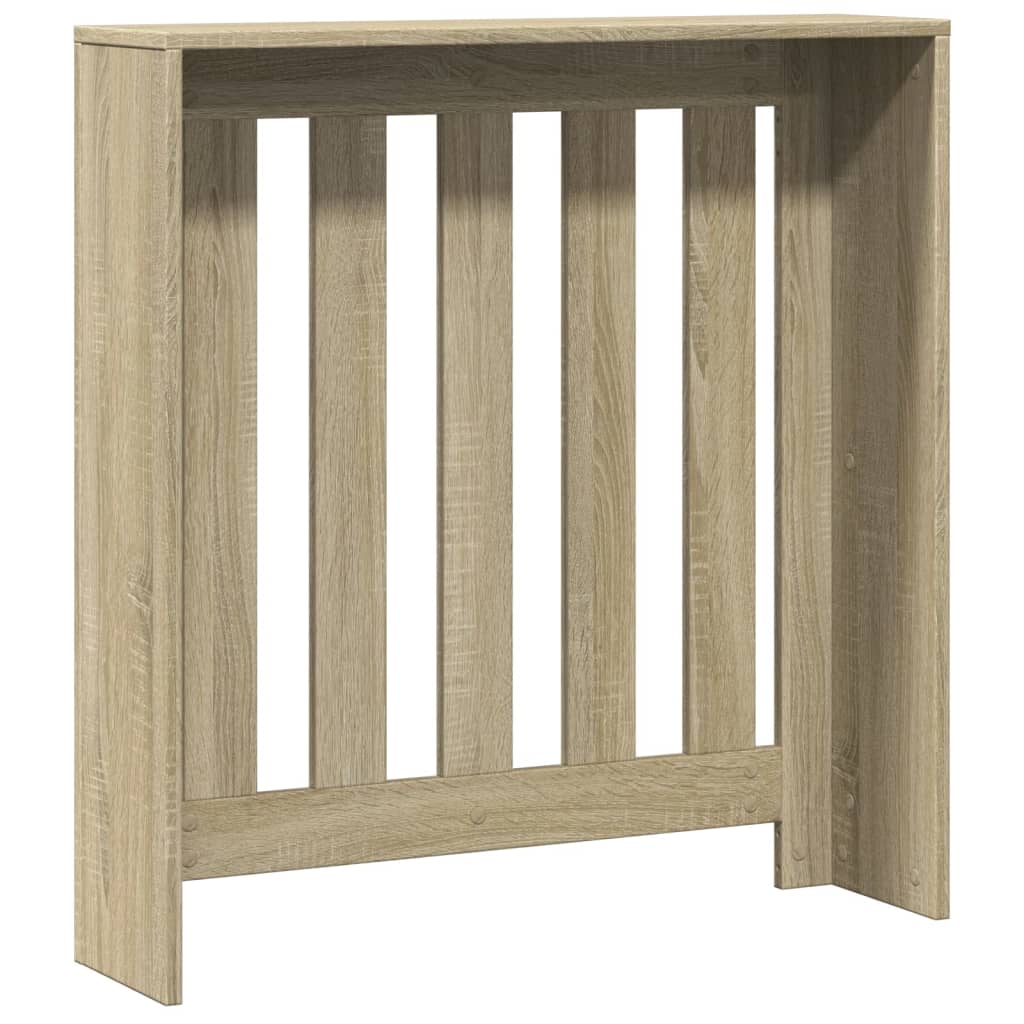 Radiatorombouw 78x20x82 cm bewerkt hout sonoma eikenkleurig is nu te koop bij PeponiXL, paradijselijk wonen!