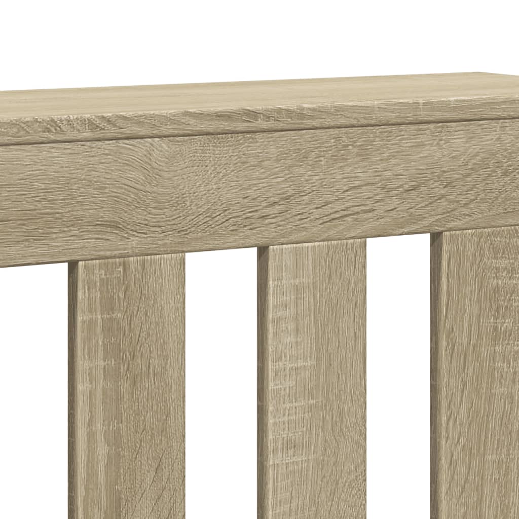 Radiatorombouw 78x20x82 cm bewerkt hout sonoma eikenkleurig is nu te koop bij PeponiXL, paradijselijk wonen!