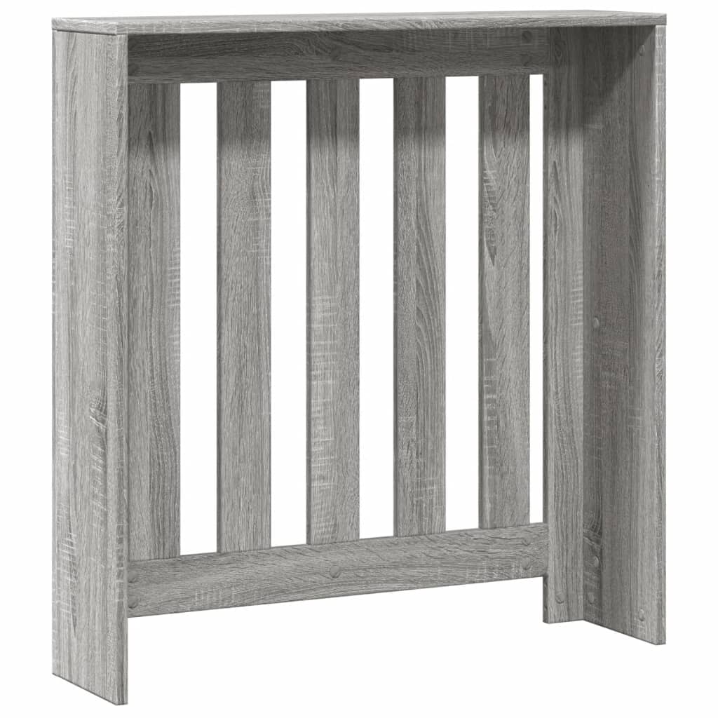 Radiatorombouw 78x20x82 cm bewerkt hout grijs sonoma eikenkleur is nu te koop bij PeponiXL, paradijselijk wonen!