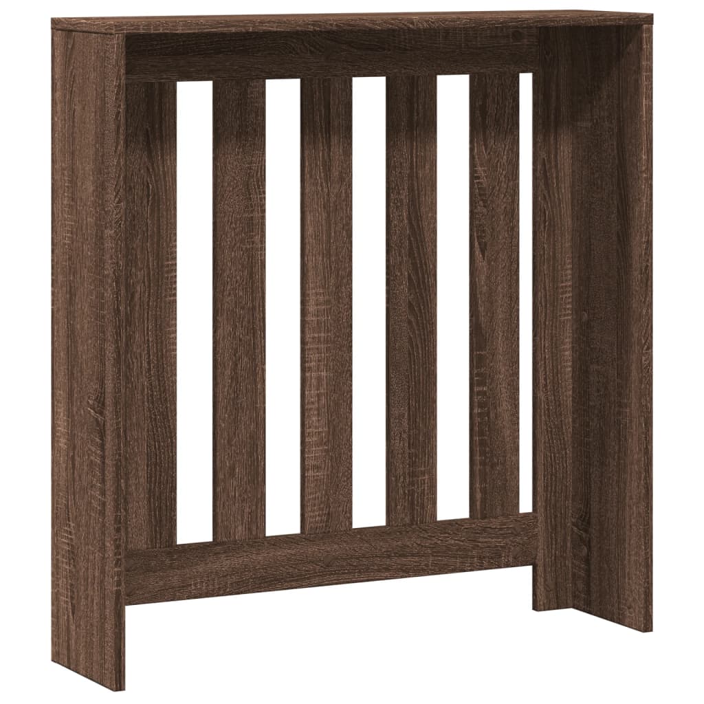 Radiatorombouw 78x20x82 cm bewerkt hout bruin eikenkleurig is nu te koop bij PeponiXL, paradijselijk wonen!