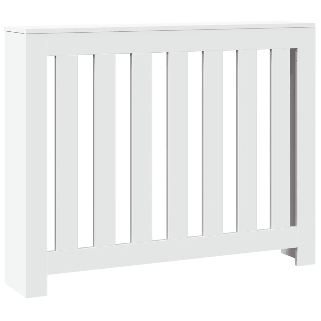 Radiatorombouw 104x20x82 cm bewerkt hout wit is nu te koop bij PeponiXL, paradijselijk wonen!