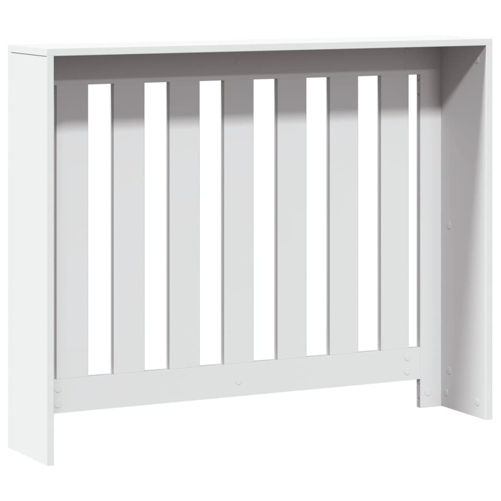 Radiatorombouw 104x20x82 cm bewerkt hout wit is nu te koop bij PeponiXL, paradijselijk wonen!