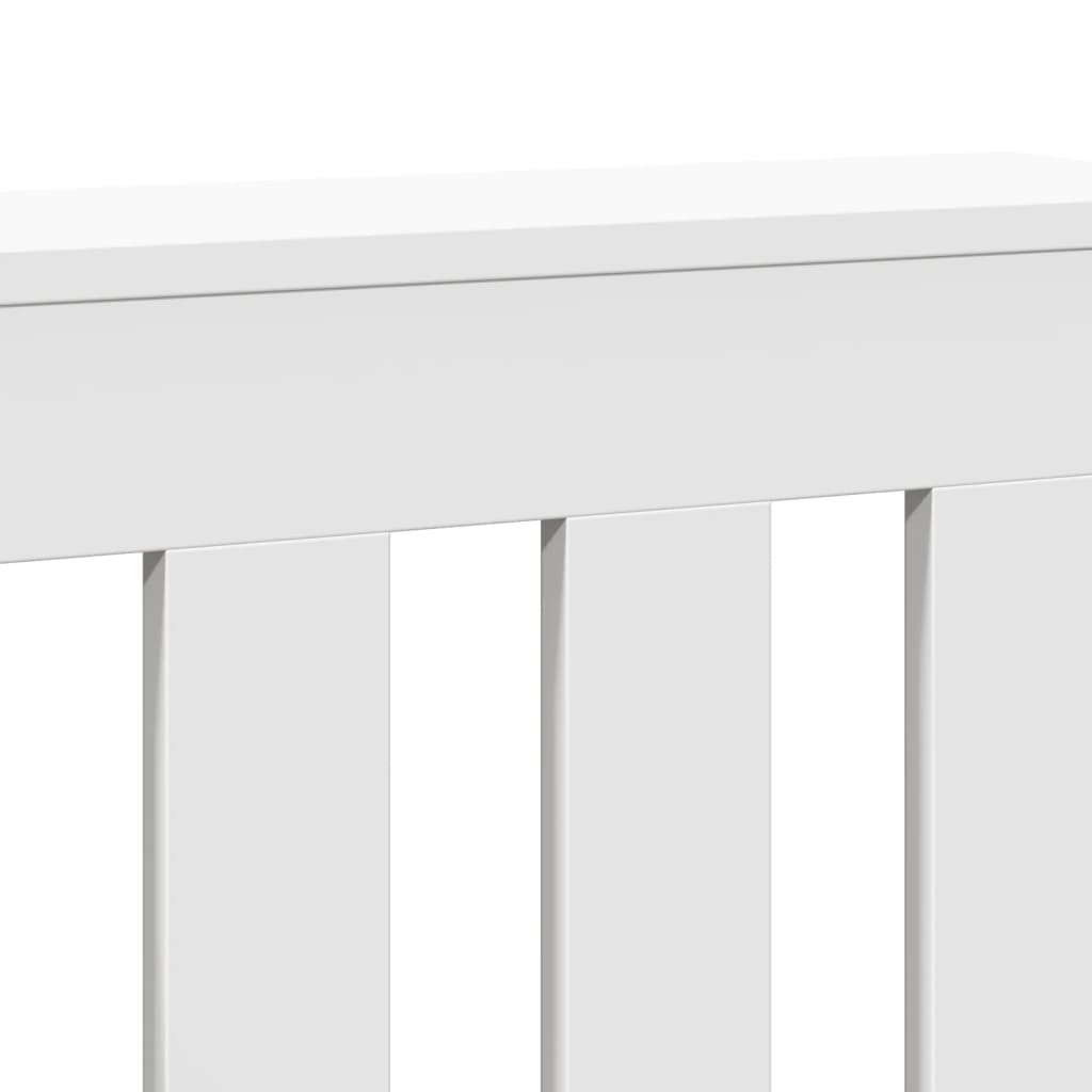 Radiatorombouw 104x20x82 cm bewerkt hout wit is nu te koop bij PeponiXL, paradijselijk wonen!