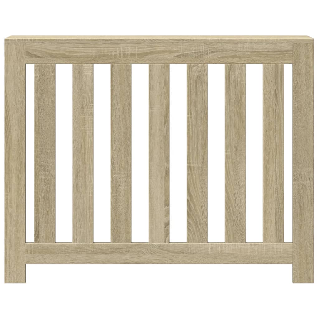 Radiatorombouw 104x20x82 cm bewerkt hout sonoma eikenkleurig is nu te koop bij PeponiXL, paradijselijk wonen!