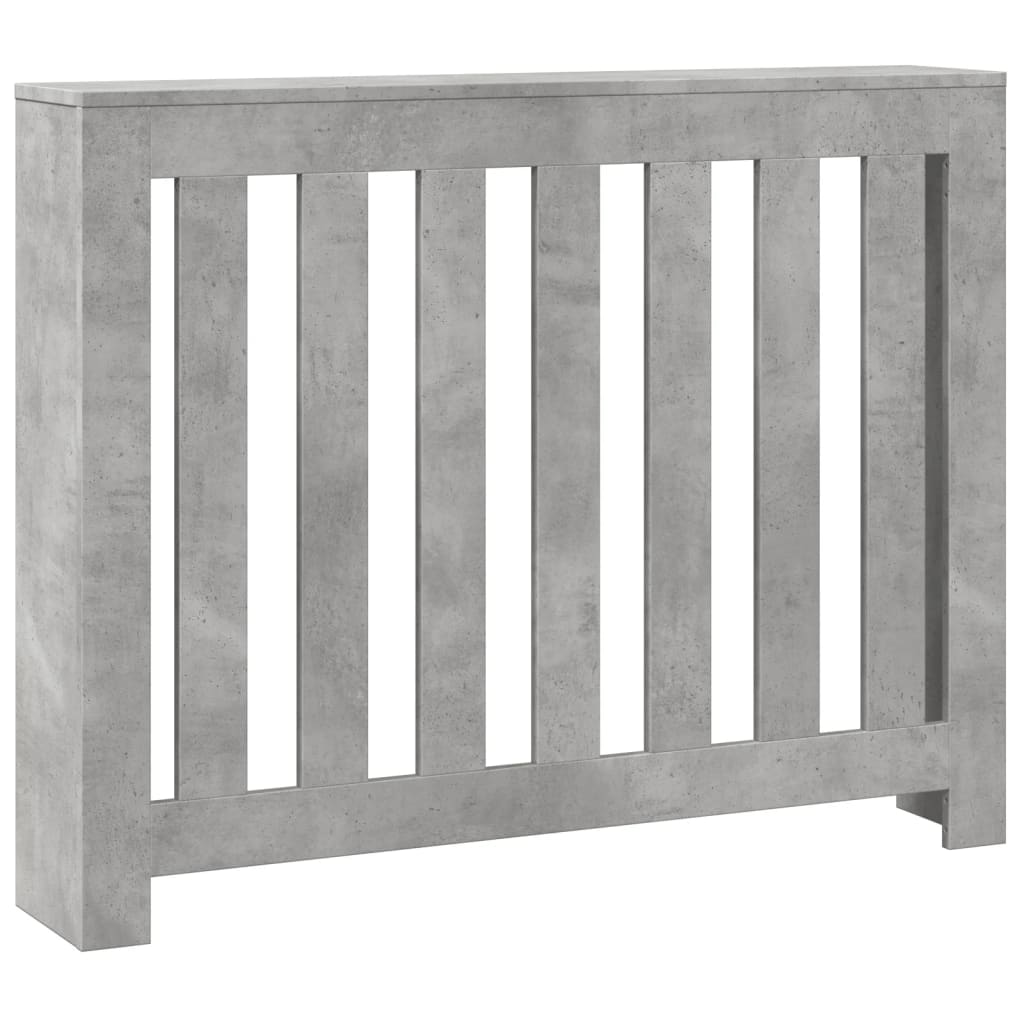 Radiatorombouw 104x20x82 cm bewerkt hout betongrijs is nu te koop bij PeponiXL, paradijselijk wonen!