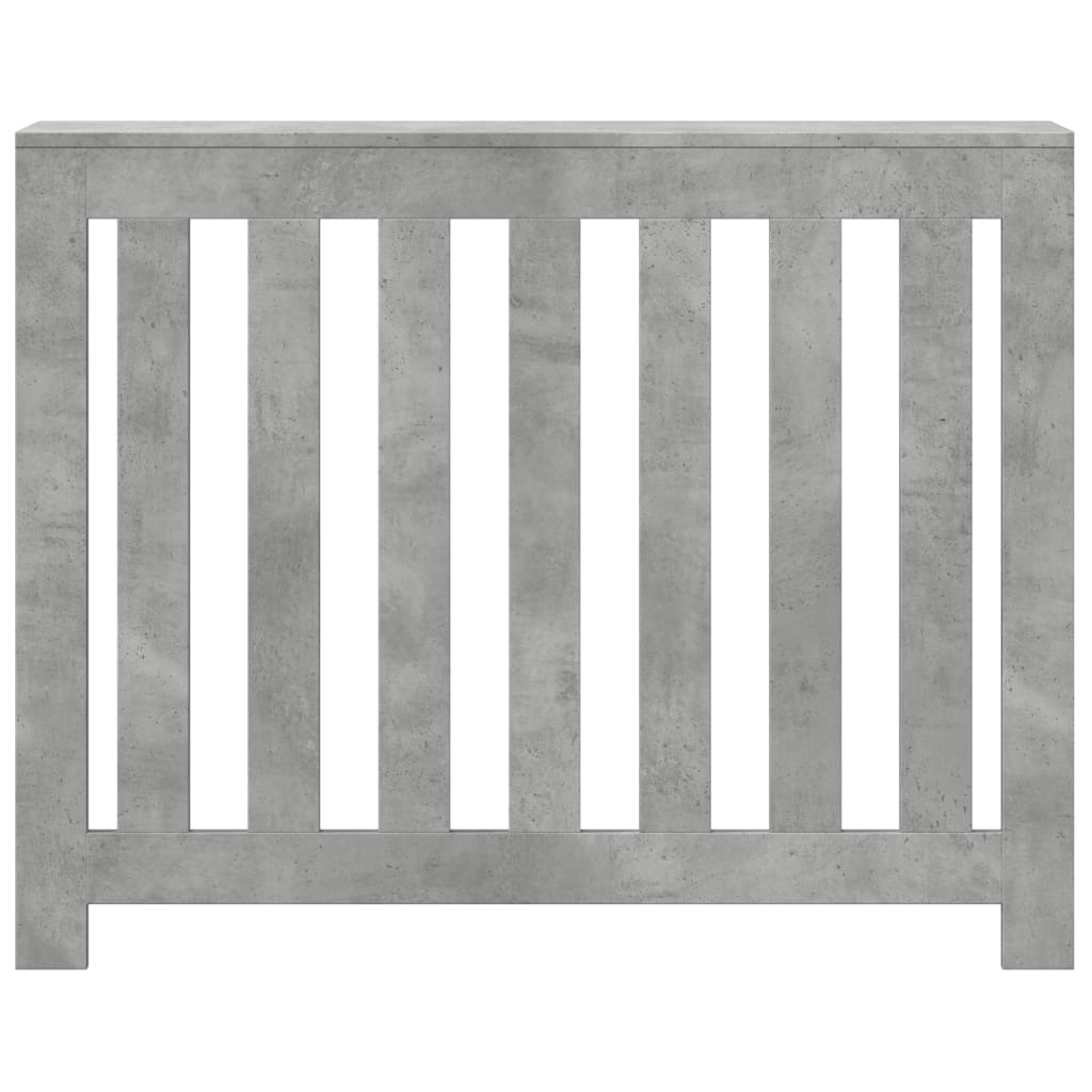Radiatorombouw 104x20x82 cm bewerkt hout betongrijs is nu te koop bij PeponiXL, paradijselijk wonen!