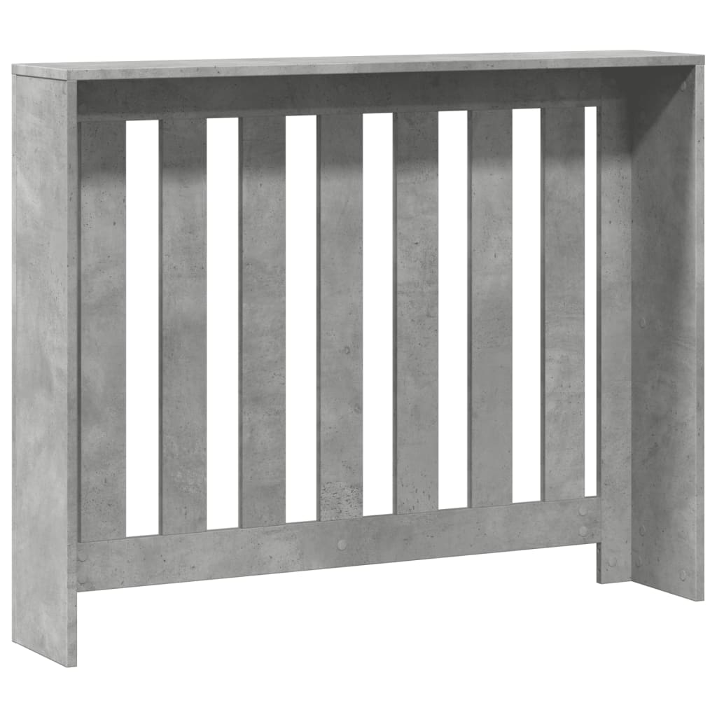Radiatorombouw 104x20x82 cm bewerkt hout betongrijs is nu te koop bij PeponiXL, paradijselijk wonen!
