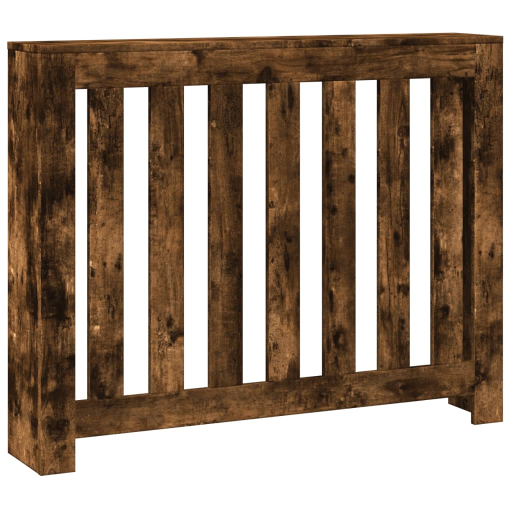 Radiatorombouw 104x20x82 cm bewerkt hout gerookt eikenkleurig is nu te koop bij PeponiXL, paradijselijk wonen!