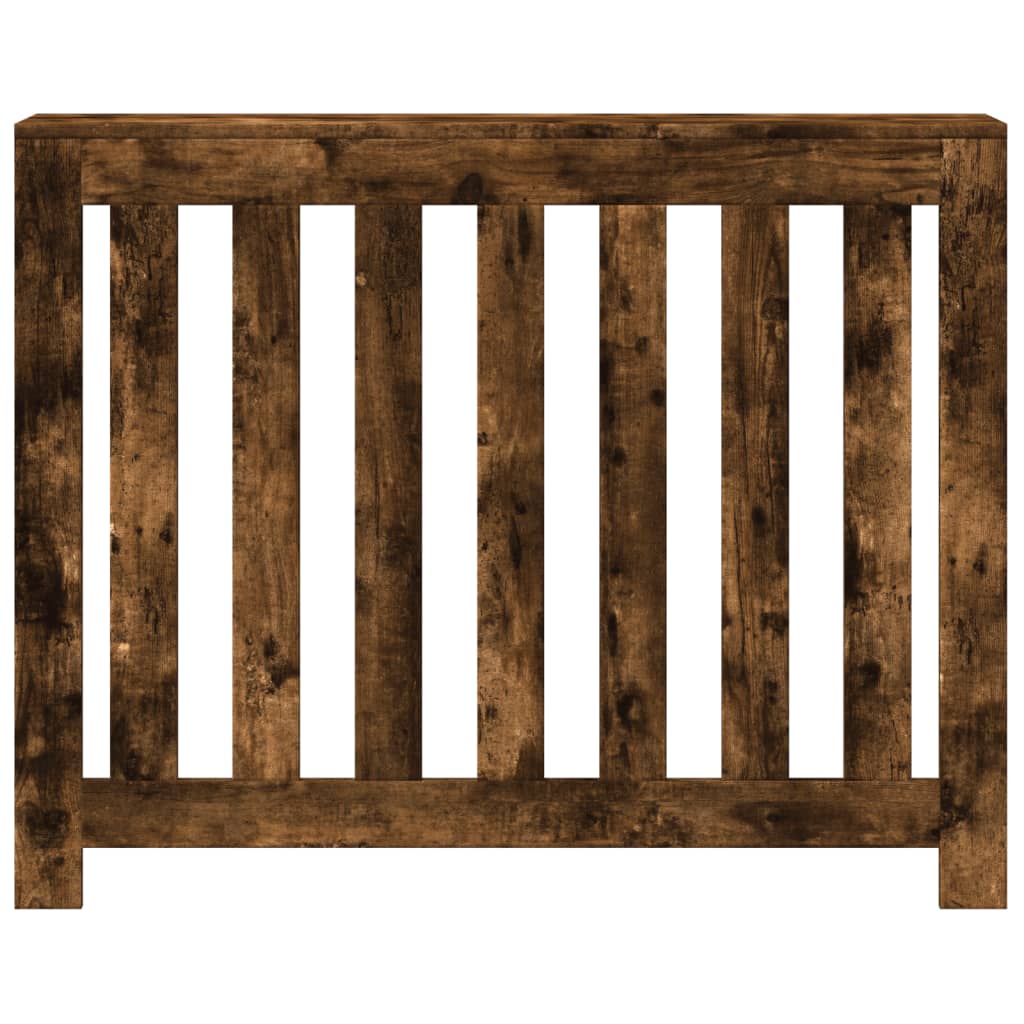 Radiatorombouw 104x20x82 cm bewerkt hout gerookt eikenkleurig is nu te koop bij PeponiXL, paradijselijk wonen!