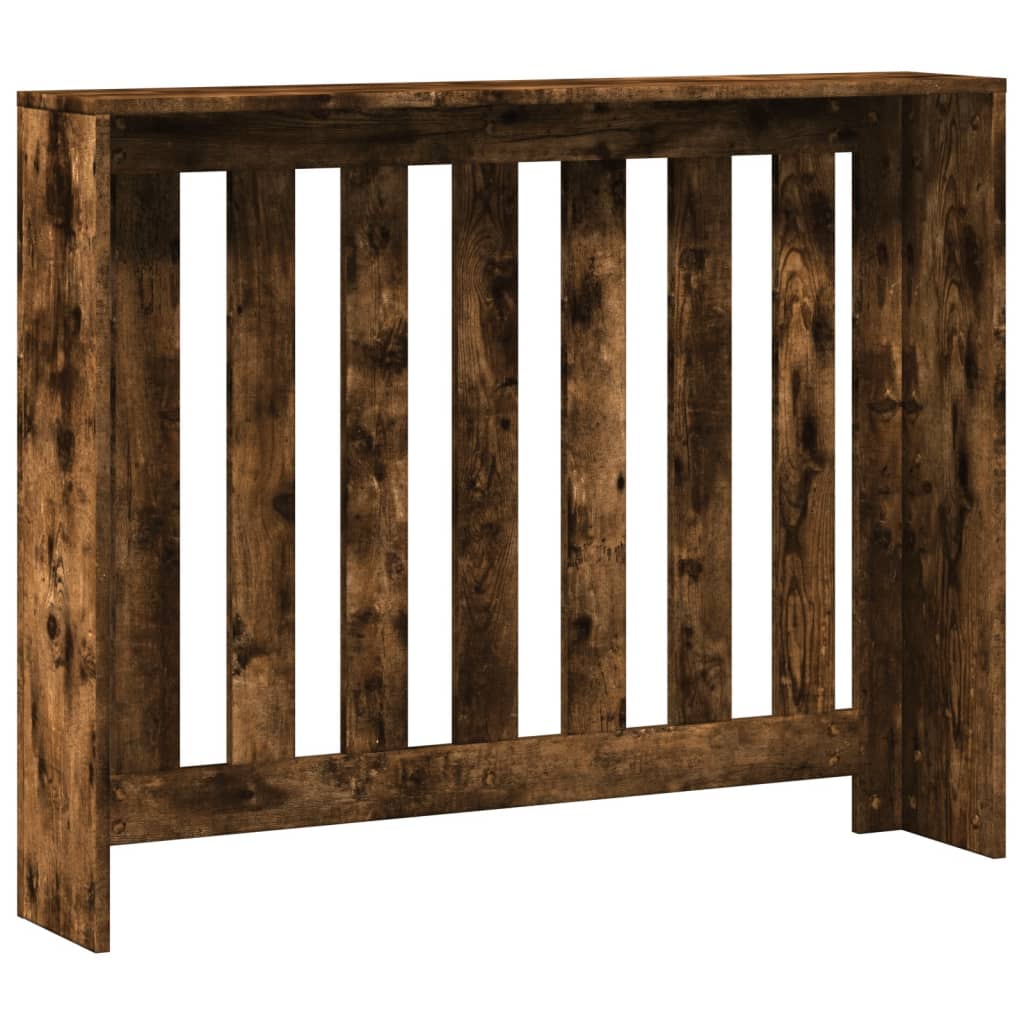 Radiatorombouw 104x20x82 cm bewerkt hout gerookt eikenkleurig is nu te koop bij PeponiXL, paradijselijk wonen!