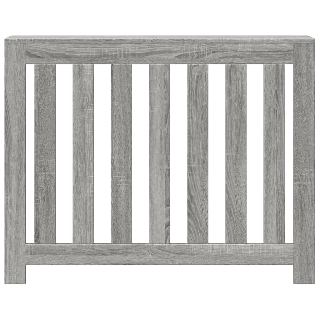 Radiatorombouw 104x20x82 cm bewerkt hout grijs sonoma eiken is nu te koop bij PeponiXL, paradijselijk wonen!
