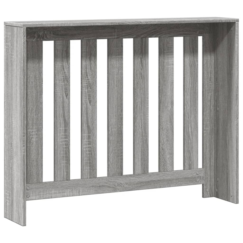 Radiatorombouw 104x20x82 cm bewerkt hout grijs sonoma eiken is nu te koop bij PeponiXL, paradijselijk wonen!