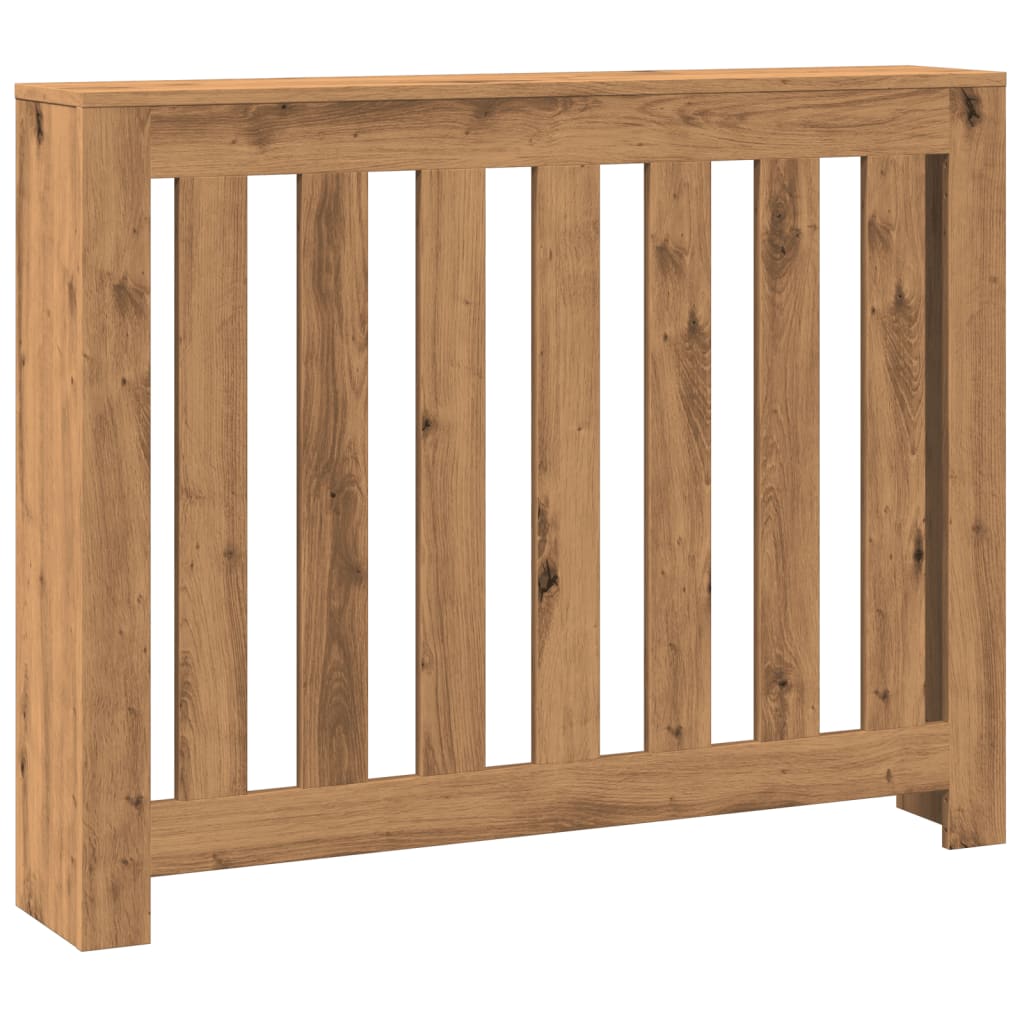 Radiatorombouw 104x20x82 cm bewerkt hout artisanaal eikenkleur is nu te koop bij PeponiXL, paradijselijk wonen!