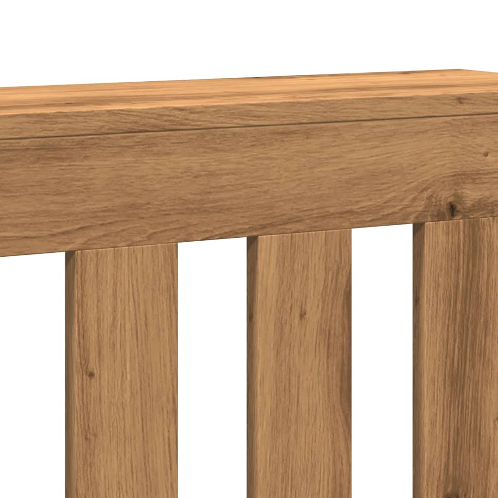 Radiatorombouw 104x20x82 cm bewerkt hout artisanaal eikenkleur is nu te koop bij PeponiXL, paradijselijk wonen!