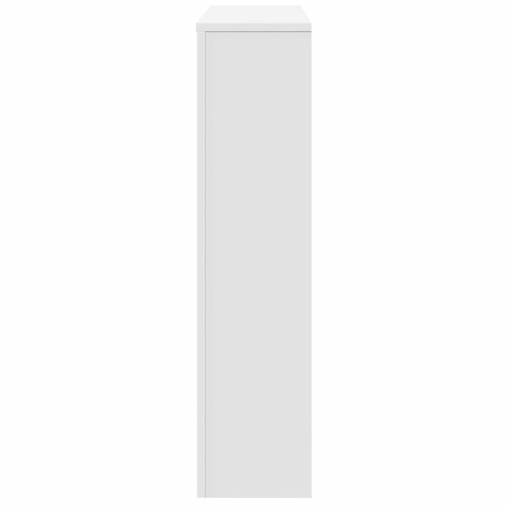 Radiatorombouw 149x20x82 cm bewerkt hout wit is nu te koop bij PeponiXL, paradijselijk wonen!