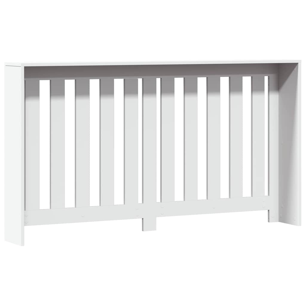 Radiatorombouw 149x20x82 cm bewerkt hout wit is nu te koop bij PeponiXL, paradijselijk wonen!