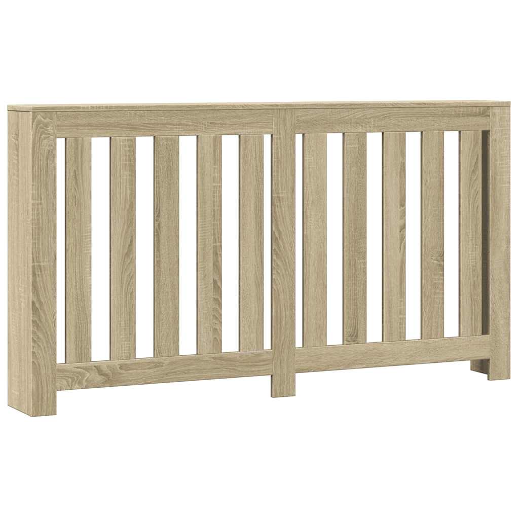 Radiatorombouw 149x20x82 cm bewerkt hout sonoma eikenkleurig is nu te koop bij PeponiXL, paradijselijk wonen!