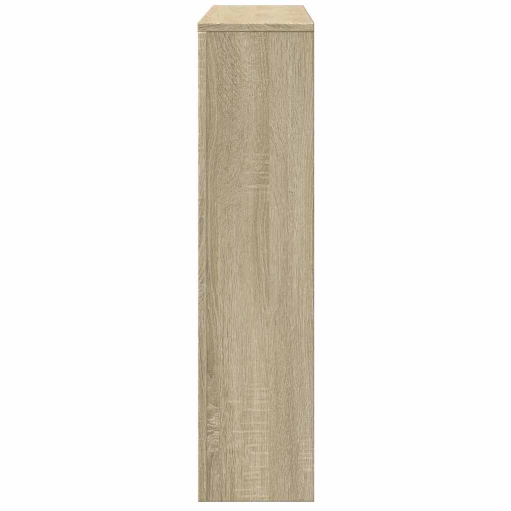 Radiatorombouw 149x20x82 cm bewerkt hout sonoma eikenkleurig is nu te koop bij PeponiXL, paradijselijk wonen!